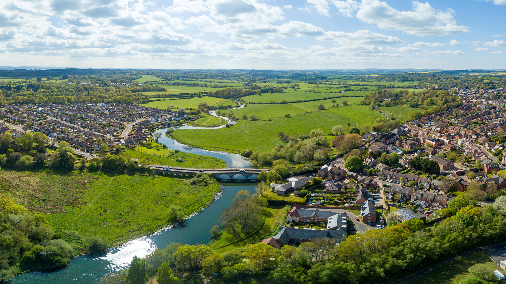 Richard Carr Properties Property | Residential Developments | Wallace & Russel House, Upton Way, Broadstone, Poole, Dorset | Wimborne Aerial